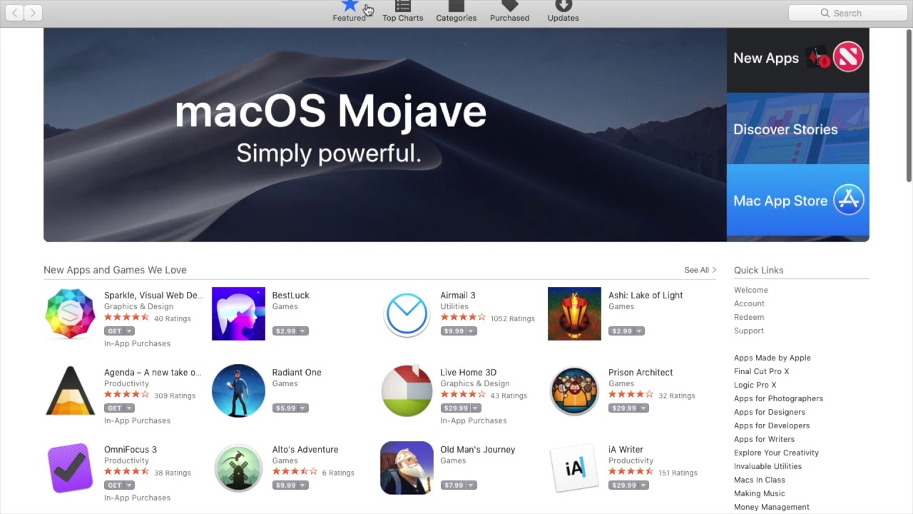 App store mac download history windows 10